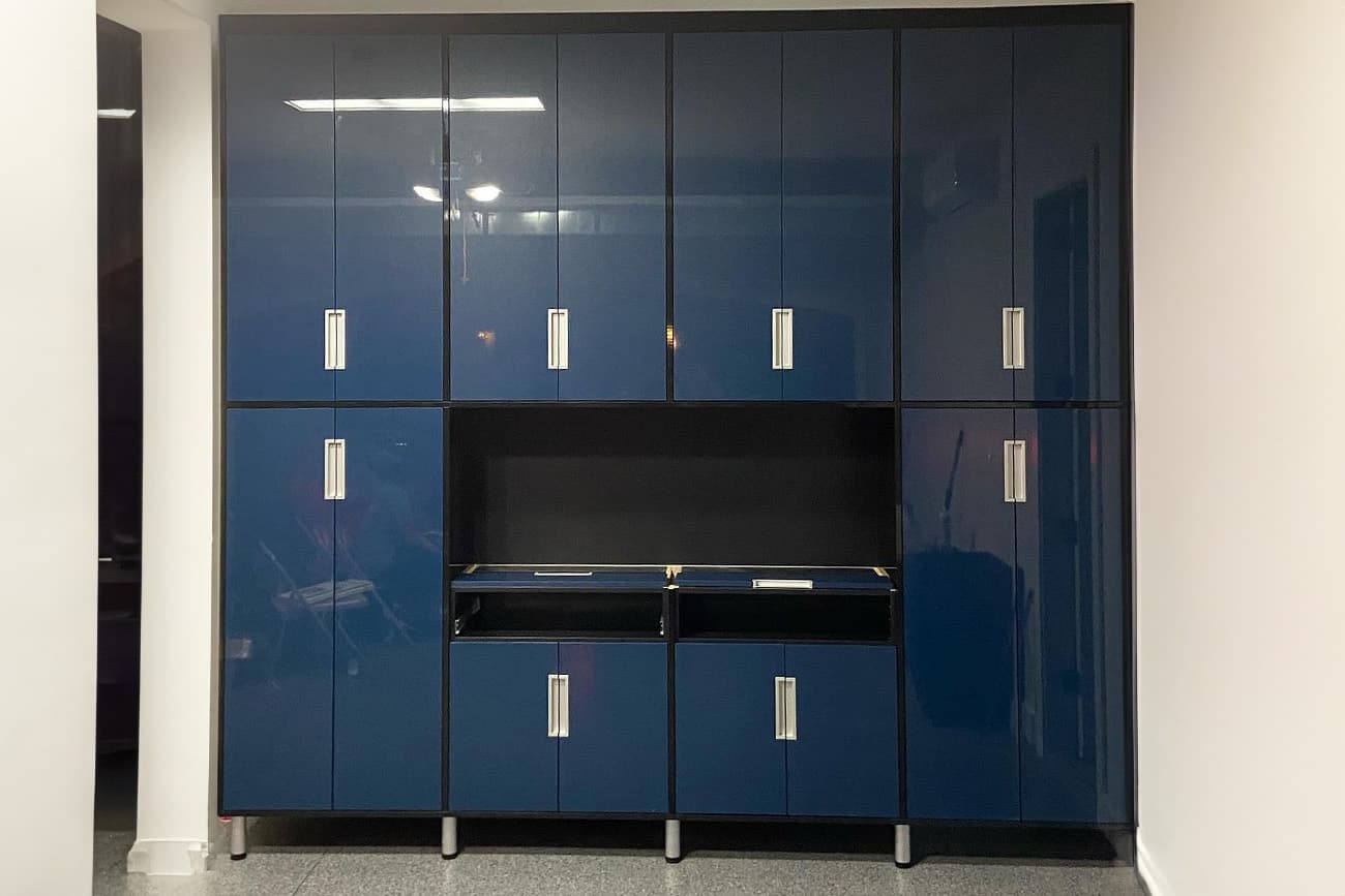 completed garage installation